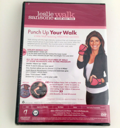 Leslie Sansone, Walk Your Way Thin, Punch Up Your Walk (Workout DVD) - 5222