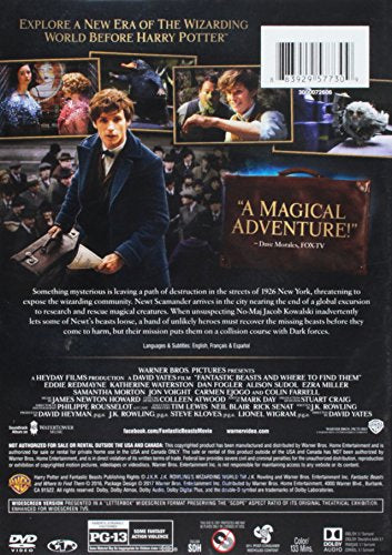 Fantastic Beasts and Where to Find Them (Wal-Mart) (DVD) - 9974