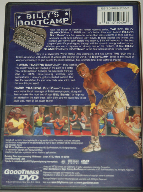 Billy Blanks: Basic Training Bootcamp [DVD] - 7184