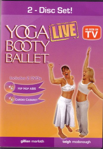 Yoga Booty Ballet Live 2 DVD set: Hip Hop Abs & Cardio Cabaret - 5148