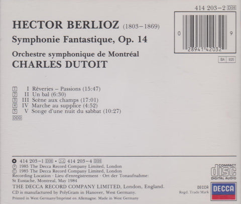 Berlioz: Symphonie Fantastique, Op. 14 - 2620