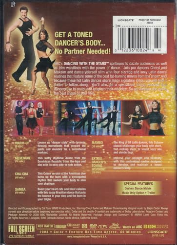 Dancing With The Stars: Latin Cardio Dance [DVD] - 7589