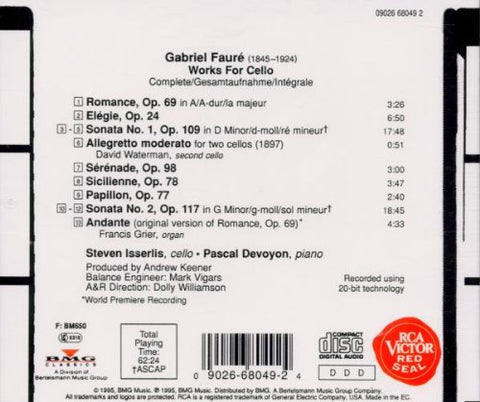 Complete Works For Cello - 5703