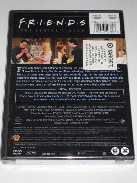 Friends - The Series Finale (Limited Edition) - 4454