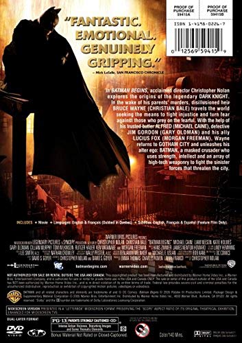 Batman Begins (Single-Disc Widescreen Edition) - 6631