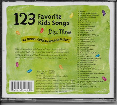 123 Favorite Kids Songs 3 - 5652