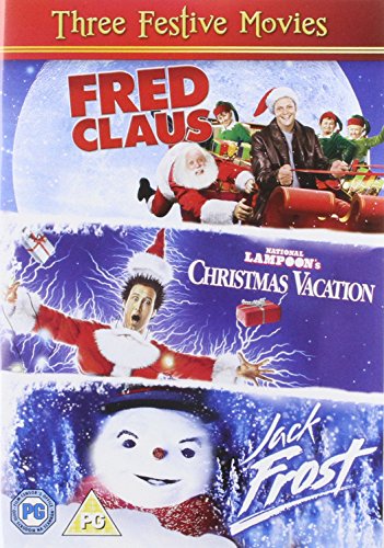 Three Festive Movies - Fred Claus [2007]/ National Lampoons Christmas Vacation [1989]/ Jack Frost [1998] [DVD] [2011] - 4651