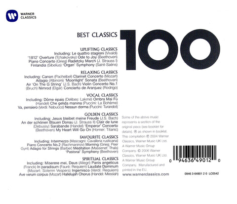 Best Classics 100 Vol 1 / Various - 1620