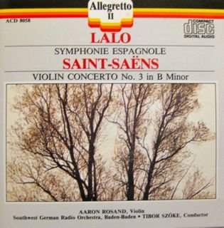 Lalo: Symphonie Espangnole / Saint-Saens: Violin Cto 3 in B Minor - 9395