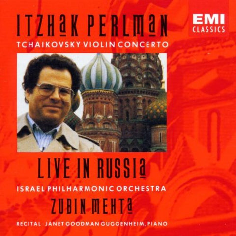 Itzhak Perlman - Tchaikovsky Violin Concerto ~ Live in Russia / Mehta