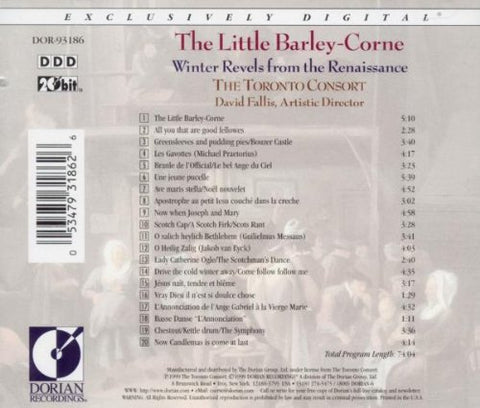 The Little Barley-Corne: Winter Revels From the Renaissance - 6627