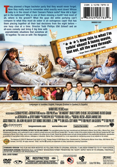 The Hangover (Rated Single-Disc Edition) - 2151