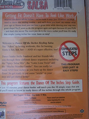 Dance Off The Inches: Sizzling Salsa [DVD] - 3130