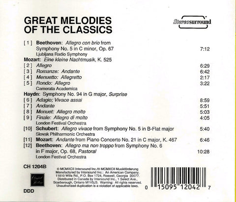 Great Melodies of the Classics - 3163