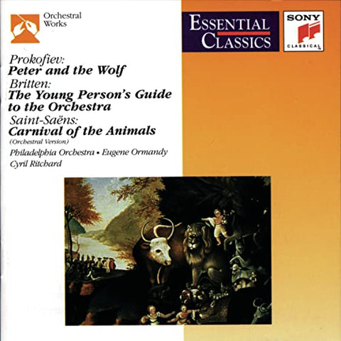 Prokofiev: Peter and the Wolf, Britten: The Young Person's Guide to the Orchestra, Saint-Saens: Carnival of the Animals (Essential Classics) - 6375