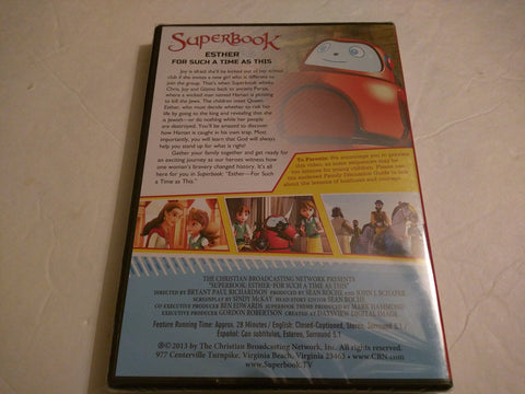 Superbook Esther For Such A Time As This DVD (The Christian Broadcasting Network) - 598