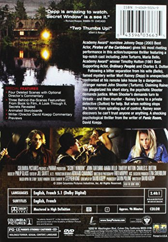 Secret Window [DVD] - 4673