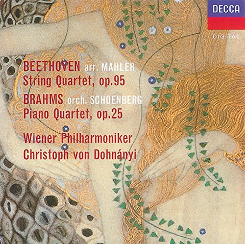 Beethoven: String Quartet No. 11 Op. 95 , Brahms: Piano Quartet No. 1 Op. 25 - 3443