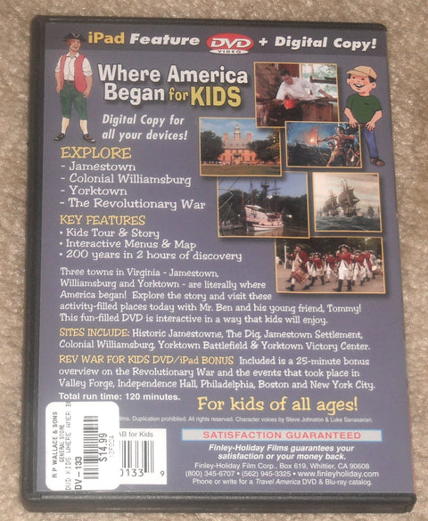 Where American Began for Kids, DVD - 3430