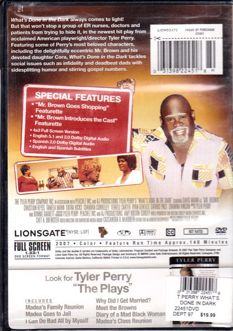 Tyler Perry's What's Done in the Dark... - The Play Collection - 9770