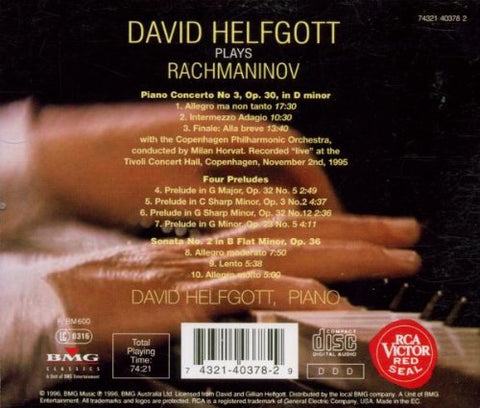 Rachmaninoff - The Last Great Romantic Concert For Piano No. 3 - 2192