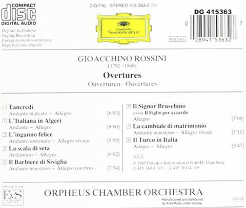 Rossini: Overtures - 4217