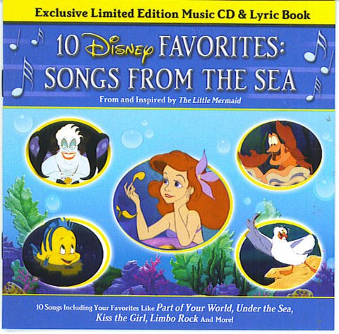 10 Disney favorites: Songs from The Sea from and inspired by 'The Little Mermaid") - 9952