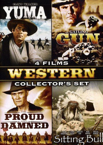 4 Films Western Collector's Set (Yuma / The Gatling Gun / The Proud and the Damned / Sitting Bull)