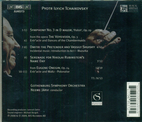 Tchaikovsky: Symphony No. 3 'Polish' / Music for the Theatre - 8477