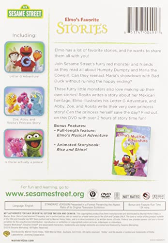 Sesame Street: Elmo's Favorite Stories [DVD] - 7996