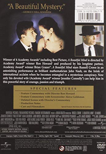 A Beautiful Mind (Widescreen)(2001) - 1078