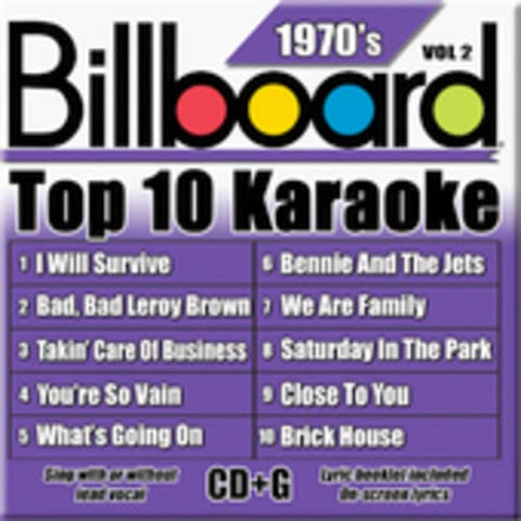 Billboard Top 10 Karaoke, Vol. 2: 1970'S - 853