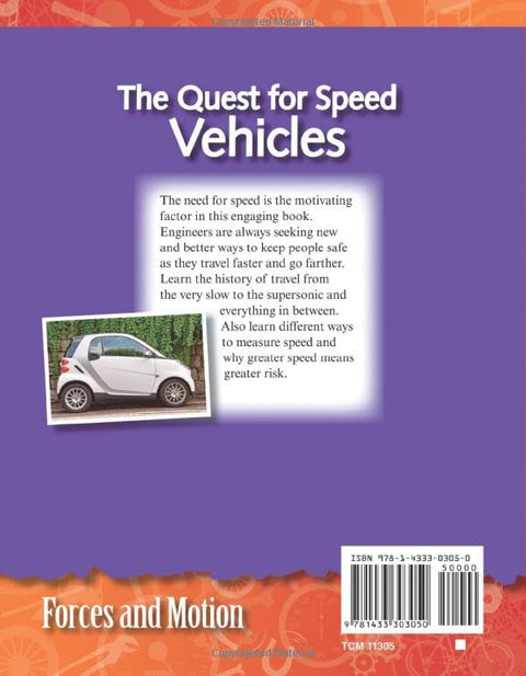 The Quest for Speed: Vehicles: Forces and Motion (Science Readers) - 7986