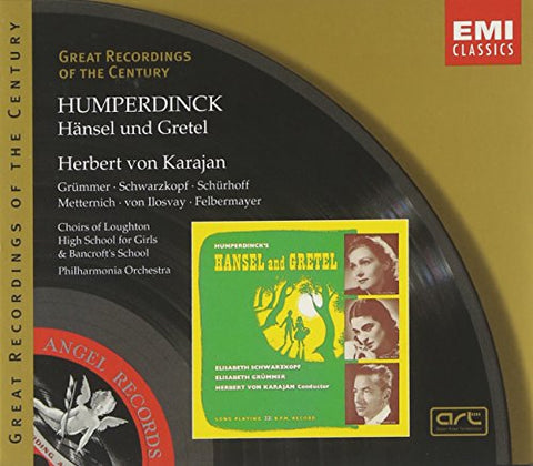 Great Recordings Of The Century - Humperdinck: Hansel Und Gretel / Karajan, Schwarzkopf, Grummer, Metternich, et al - 2580