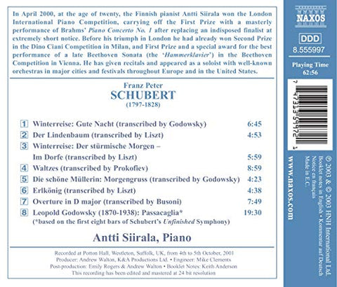 Schubert: Piano Transcriptions - 2508