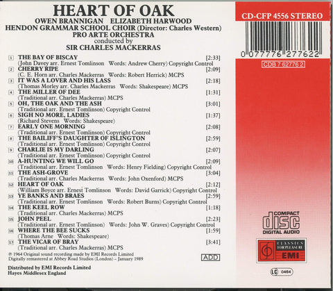 Heart of Oak & Other Songs of Britain - 5047