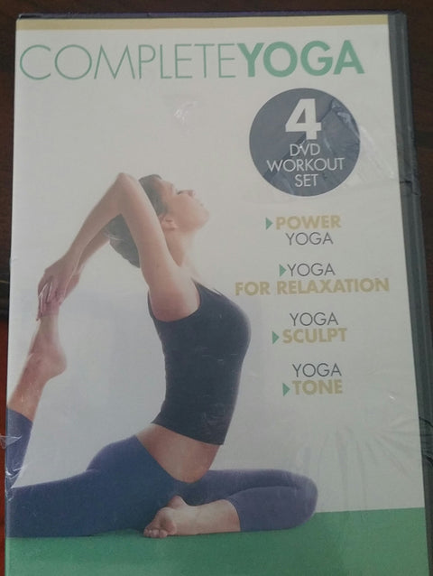 Gaiam Complete Yoga 4 DVD Set Power Yoga / For Relaxation / Sculpt / Tone