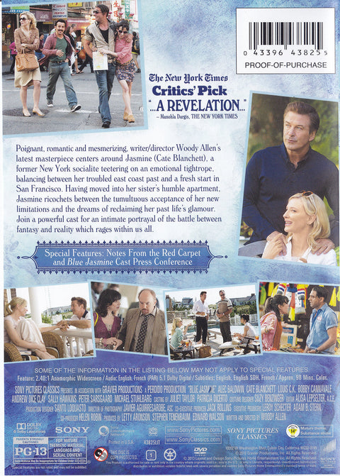 Blue Jasmine (DVD/Digital Ultraviolet) - 9780