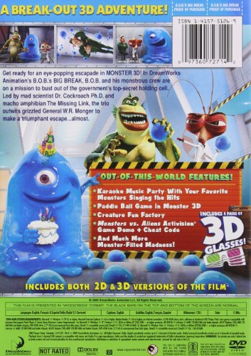 B.O.B.'s Big Break [Anaglyph 3D] [3D Blu-ray] - 9937