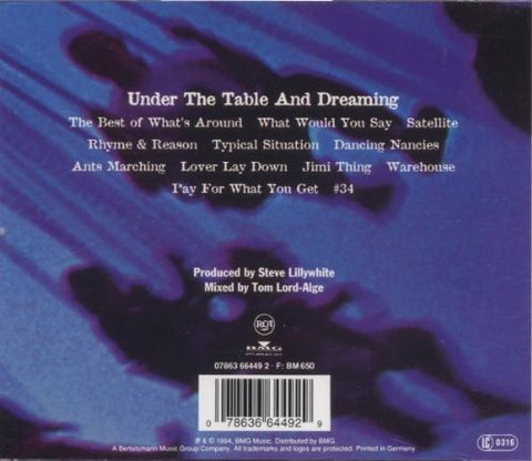 Under the Table & Dreaming by Dave Matthews Band (1994) - 8684