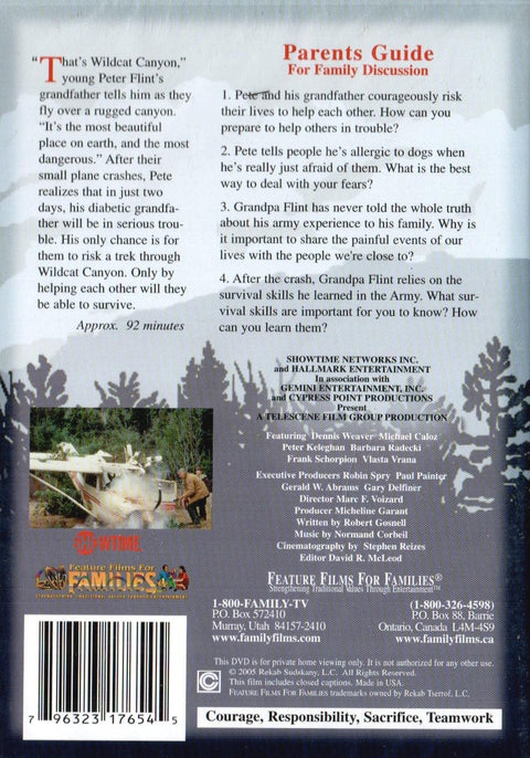 Escape From Wildcat Canyon Dvd! Feature Films for Families - 554