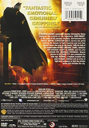 Batman Begins (Single-Disc Widescreen Edition) - 6631