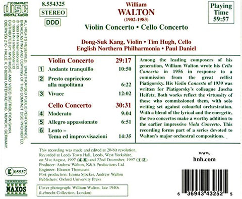 Walton: Violin Concerto / Cello Concerto - 8928