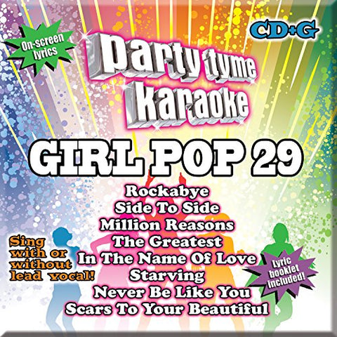 Party Tyme Karaoke - Girl Pop 29[8+8 Song CD+G] - 7267