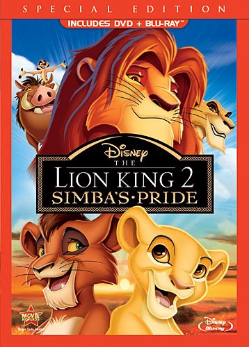 The Lion King II: Simba's Pride (Two-Disc Blu-ray/DVD Combo in DVD packaging)