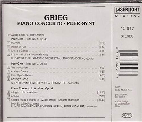 Grieg: Piano Concerto/ Peer Gynt Suite - 9663