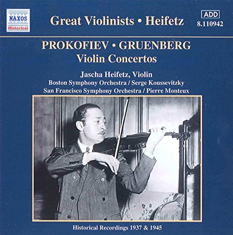 Violin Concertos: Great Violinists Heifetz - 4052