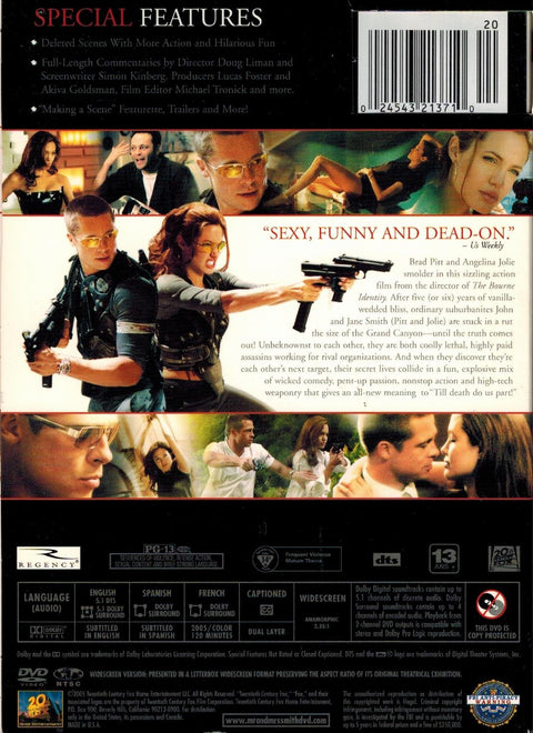 MR. & MRS. SMITH (WIDESCREEN EDITI MOVIE - 9645