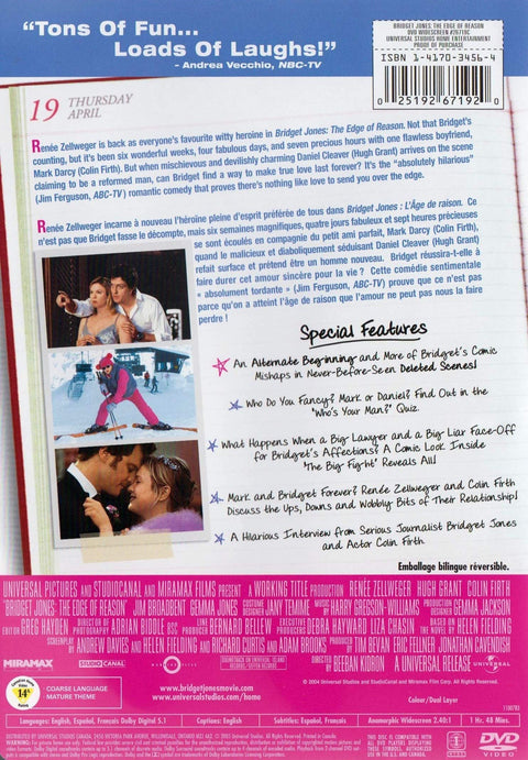 Bridget Jones - The Edge of Reason (Widescreen Edition) - 8734