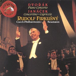 Antonin Dvorák: Piano Concerto, Op. 33 / Leos Janácek: Concertino for Piano & Chamber Ensemble / Capriccio for Piano Left Hand & Chamber Ensemble - Rudolf Firkusny / Czech Philharmonic Orchestra / Václav Neumann